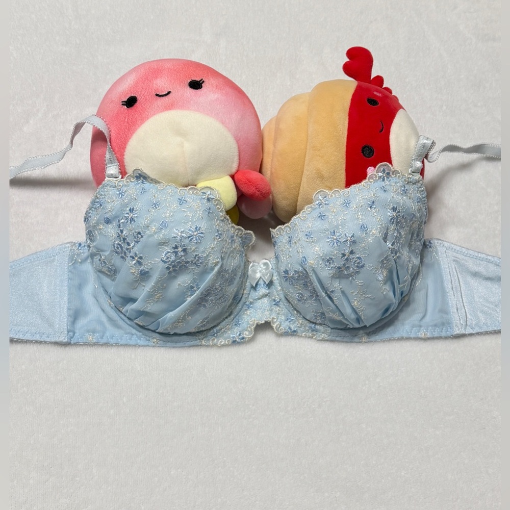 5 bras for $46！US-36B/JP-C80  Japanese brand floral embroidery bra